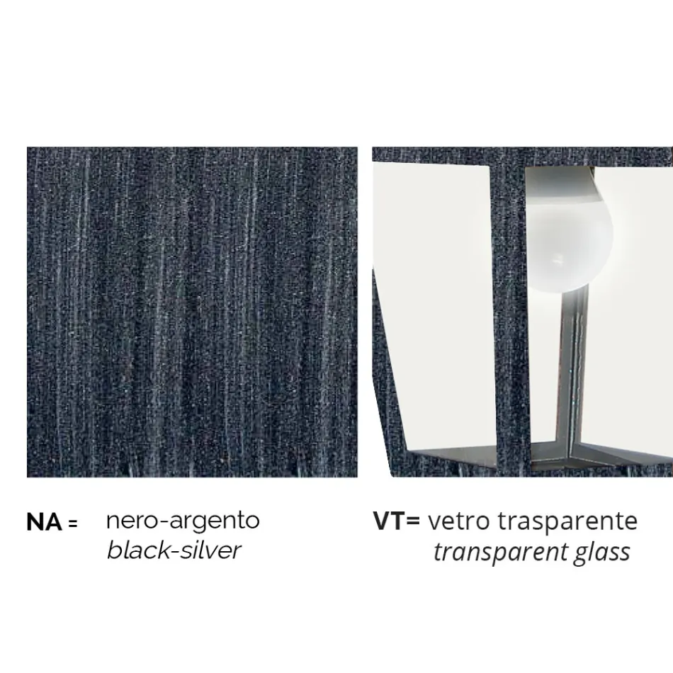 Lámpara de pared de aluminio fabricada en Italia, Aquilina viadurini