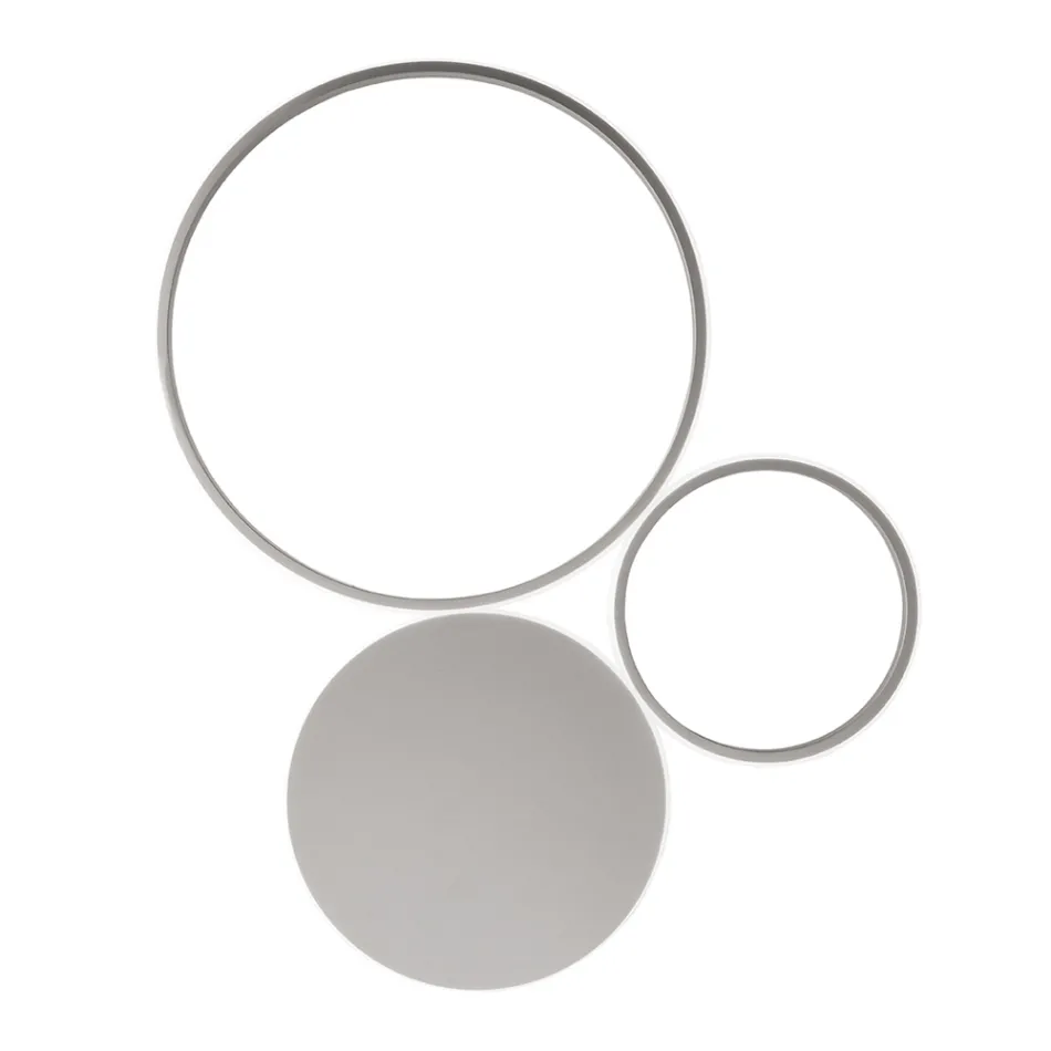 Lámpara de pared en metal pintado con LED de diseño moderno - Punto viadurini