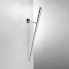 Lámpara de pared en metal pintado con LED integrado Made in Italy - Throne viadurini