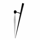 Lámpara de pared en metal pintado con LED integrado Made in Italy - Throne viadurini