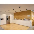 Lámpara de pared LED de 14W para interior en aluminio blanco o negro - China viadurini