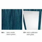 Lámpara de pared de aluminio para exterior fabricada en Italia, Aquilina viadurini