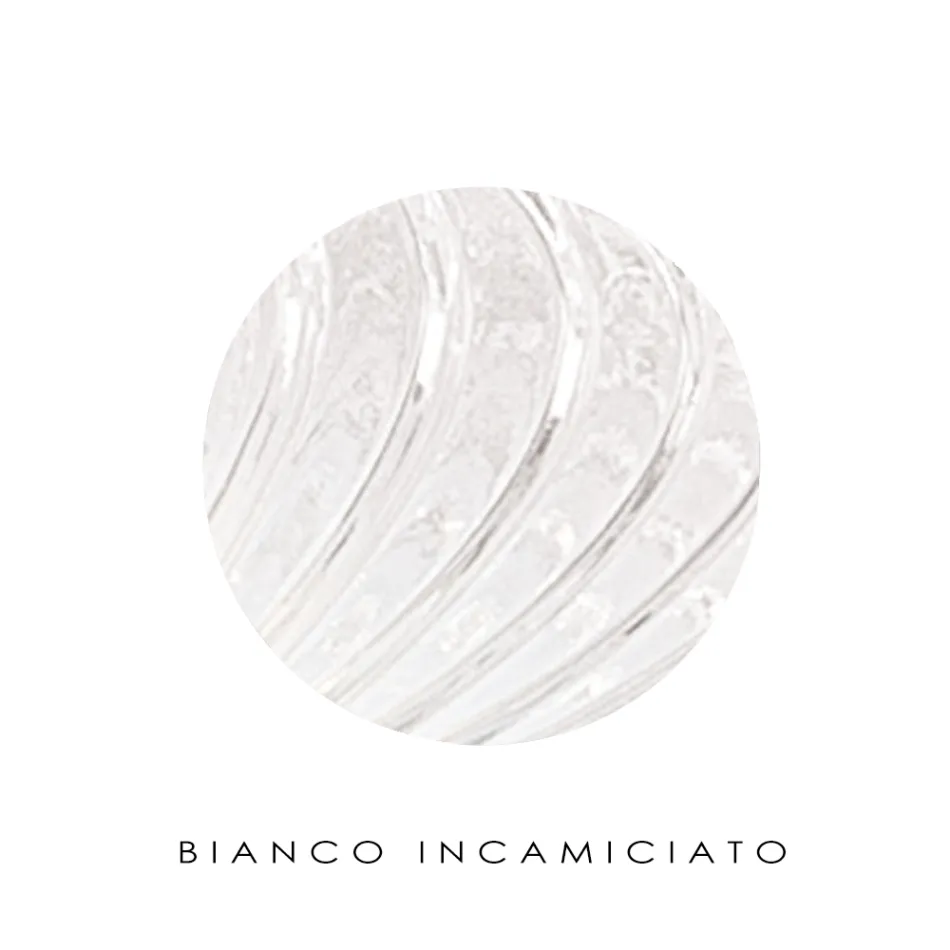 Lámpara de mesa artesanal en vidrio soplado a mano en Venecia - Dafne viadurini