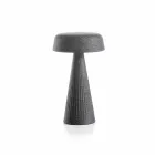 Lámpara de mesa con estructura en polietileno Made in Italy - Desmond viadurini