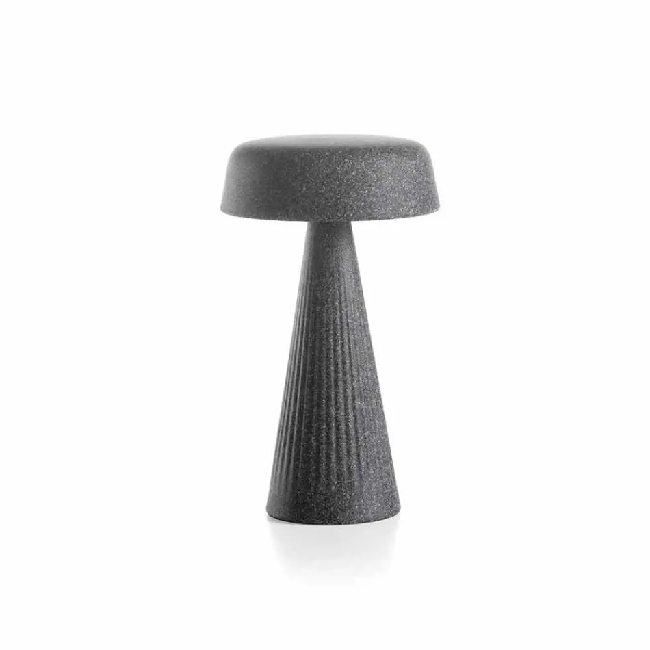 Lámpara de mesa con estructura en polietileno Made in Italy - Desmond viadurini