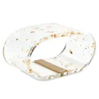 Lámpara de Mesa de Cristal Acrílico y Hoja de Oro, Plata o Cobre - Gnassi viadurini