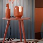 Lámpara de mesa de estilo moderno en cerámica Made in Italy - Batucada viadurini