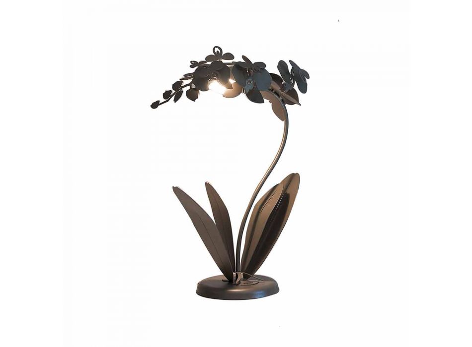 Lámpara de mesa de hierro de diseño moderno Made in Italy - Amorpha viadurini