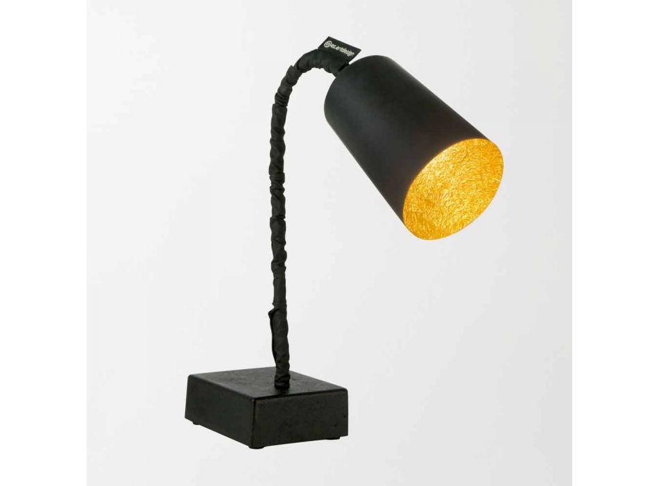 Lámpara de mesa In-es.artdesign Paint T2 pizarra tallo flexible viadurini