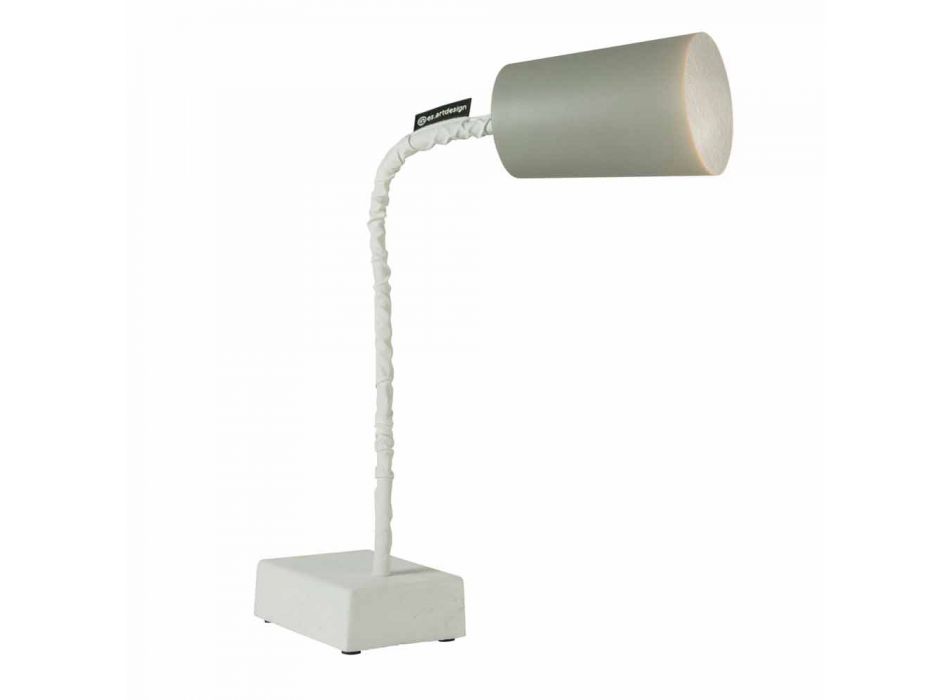 Lámpara de mesa In-es.artdesign Paint T2 vástago de cemento flexible viadurini