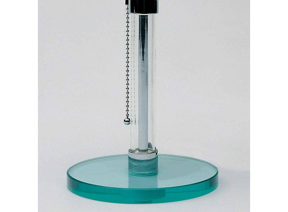 Lámpara de mesa de vidrio con pantalla de ópalo Made in Italy - Dacca viadurini