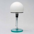 Lámpara de mesa de vidrio con pantalla de ópalo Made in Italy - Dacca