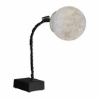 Lámpara de mesa vástago flexible moderno In-es.artdesign MicroT Luna viadurini