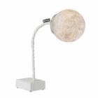 Lámpara de mesa vástago flexible moderno In-es.artdesign MicroT Luna viadurini