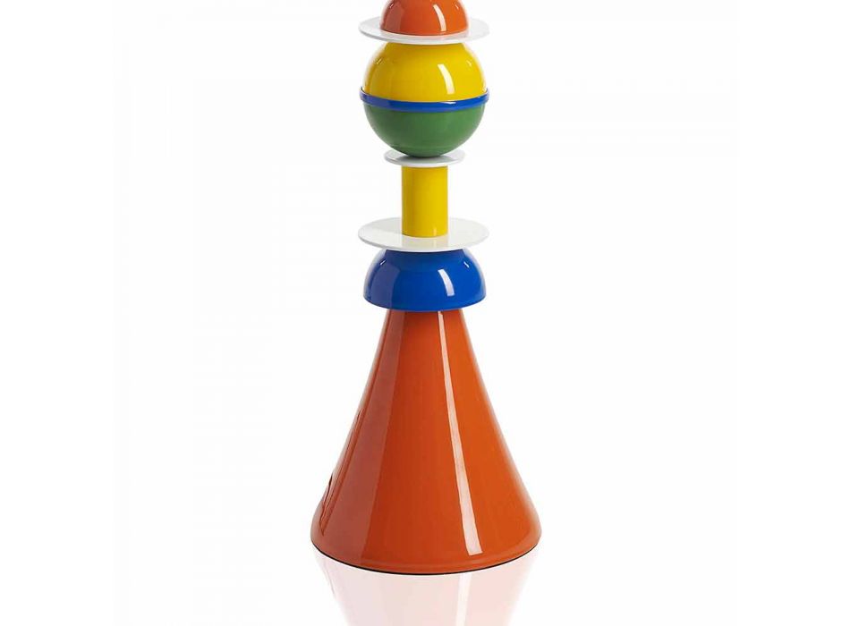 Lámpara de mesa multicolor Slide Otello hecha en Italia viadurini