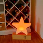 Lámpara de mesa de polietileno solar o LED Star Design - Ringostar viadurini