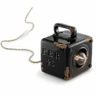 estilo industrial lámpara de mesa de cerámica y hierro Valerie viadurini