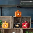 estilo industrial lámpara de mesa de cerámica y hierro Valerie viadurini