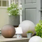 Lámpara de Pie de Energía Solar o Led Diseño Redondo de Colores - Globostar viadurini