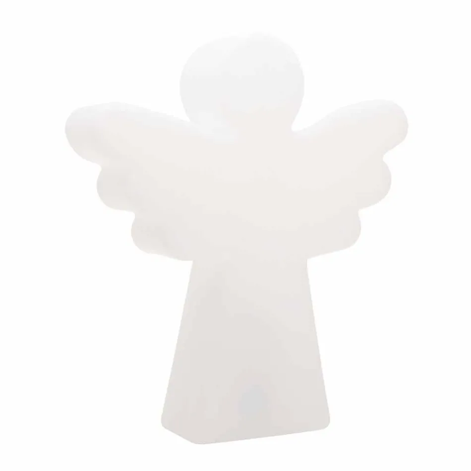 Lámpara de Pie Blanca E27, Led o Ángel Solar Diseño Moderno - Angelostar viadurini