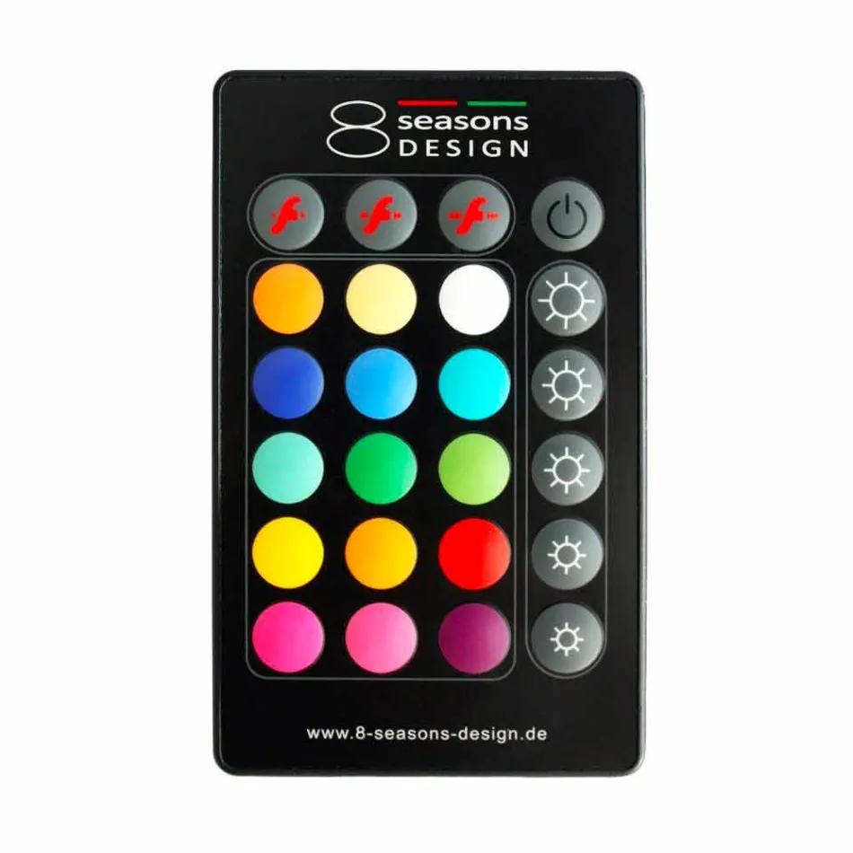 Lámpara de Pie Coloreada Led, Solar o Diseño E27 Exterior e Interior - Fungostar viadurini