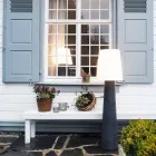 Lámpara de Pie Coloreada Led, Solar o Diseño E27 Exterior e Interior - Fungostar viadurini