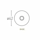 Lámpara de pie con pantalla en polietileno blanco Made in Italy - Asturias viadurini