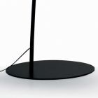 Lámpara de pie con tallo de carbono negro Made in Italy - Terni viadurini