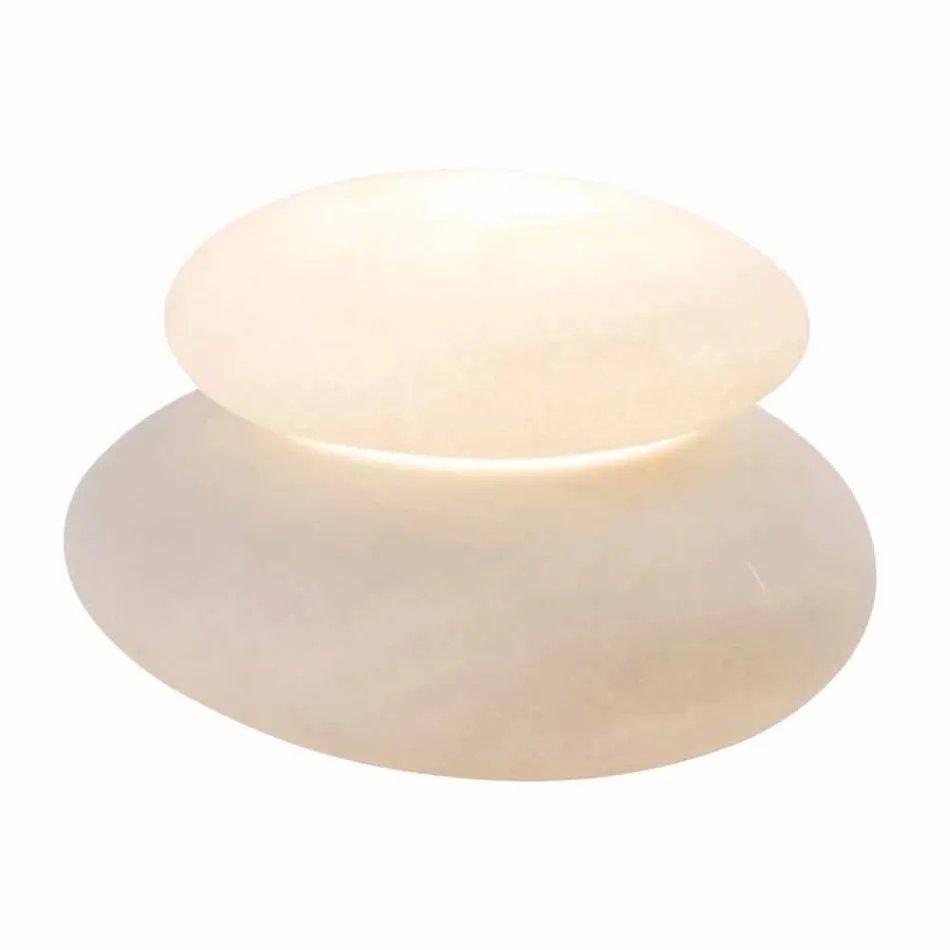 Lámpara de Pie para Interior o Exterior de Moderno Diseño Natural - Sassostar viadurini