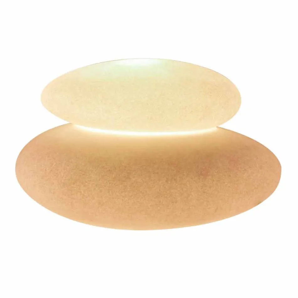 Lámpara de Pie para Interior o Exterior de Moderno Diseño Natural - Sassostar viadurini