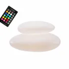 Lámpara de Pie para Interior o Exterior de Moderno Diseño Natural - Sassostar viadurini