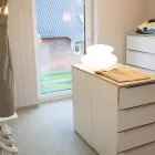 Lámpara de Pie para Interior o Exterior de Moderno Diseño Natural - Sassostar viadurini