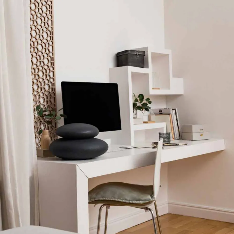 Lámpara de Pie para Interior o Exterior de Moderno Diseño Natural - Sassostar viadurini