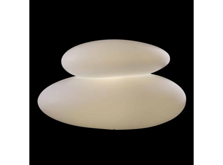 Lámpara de Pie para Interior o Exterior de Moderno Diseño Natural - Sassostar viadurini