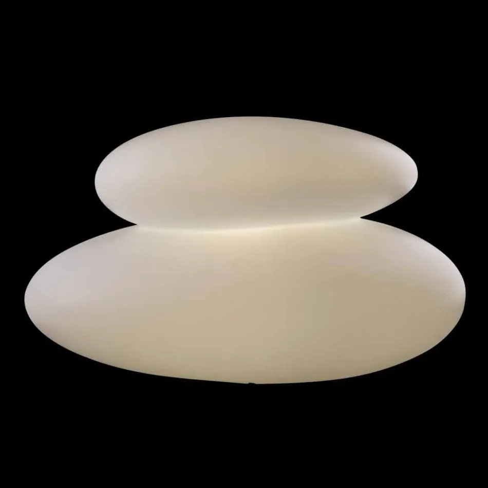 Lámpara de Pie para Interior o Exterior de Moderno Diseño Natural - Sassostar viadurini