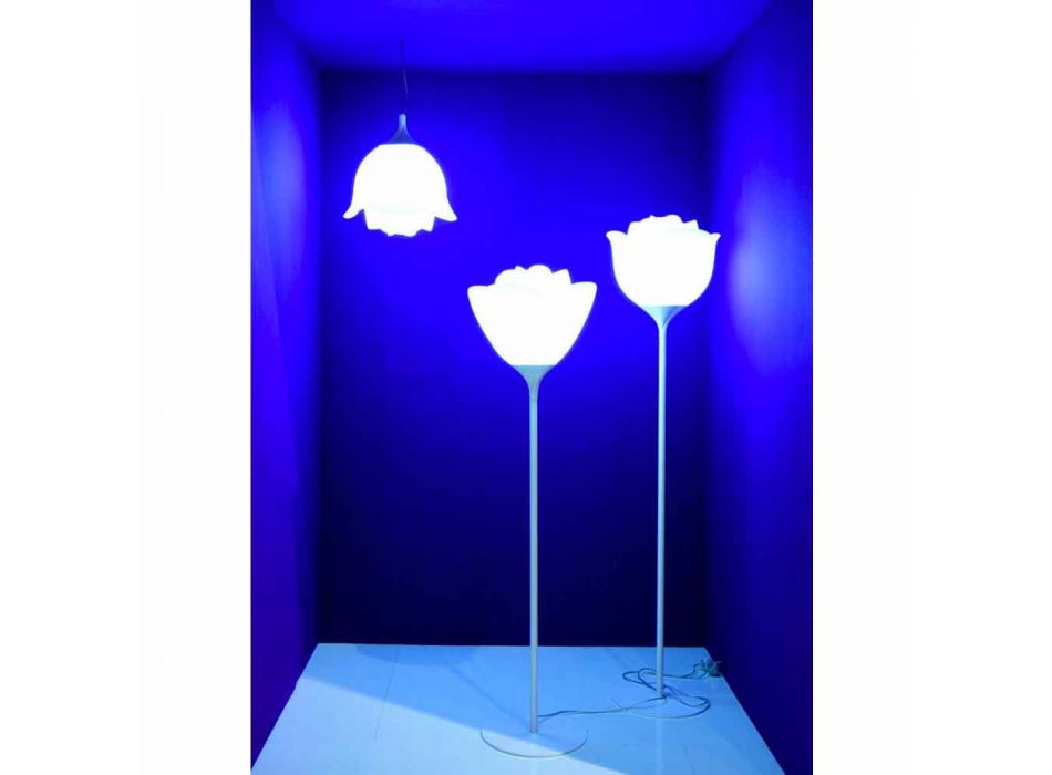 Lámpara de pie con diseño de flores de plástico para interiores - Baby Love de Myyour viadurini