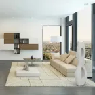 Lámpara de pie infinita de diseño moderno hecha en Italia viadurini