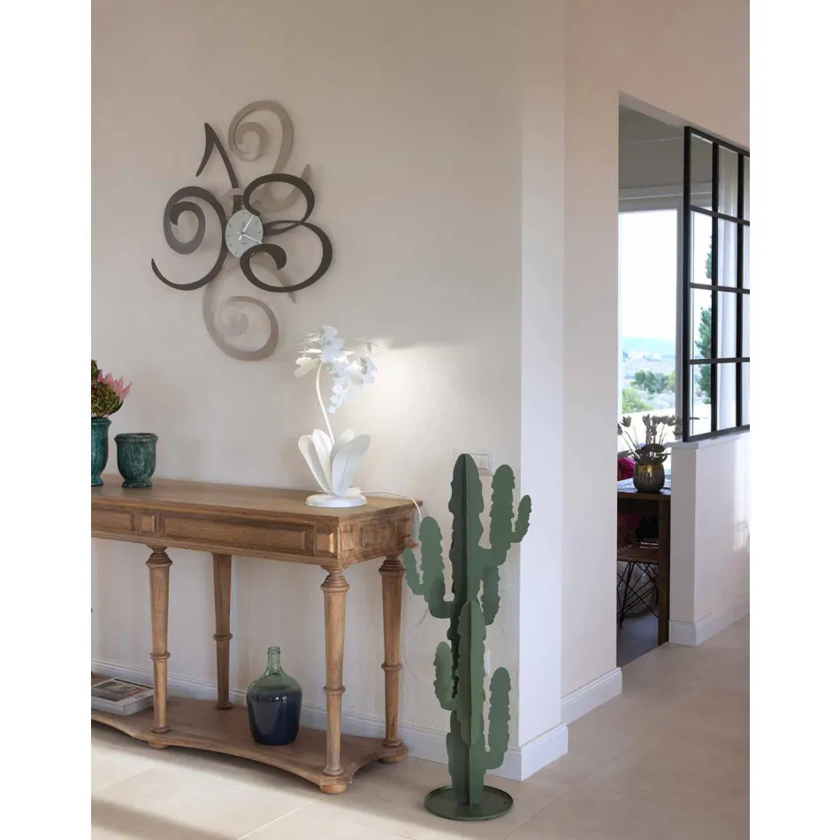 Lámpara de pie de hierro de diseño moderno Made in Italy - Amorpha viadurini