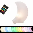 Lámpara de pie en forma de luna en plástico 2 tamaños de diseño moderno - Lunastar viadurini
