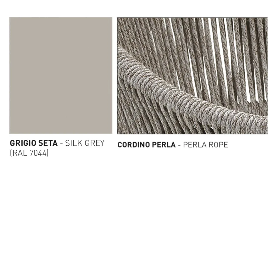 Lámpara de Pie en Aluminio y Fibra Made in Italy - Tibidabo de Varaschin viadurini