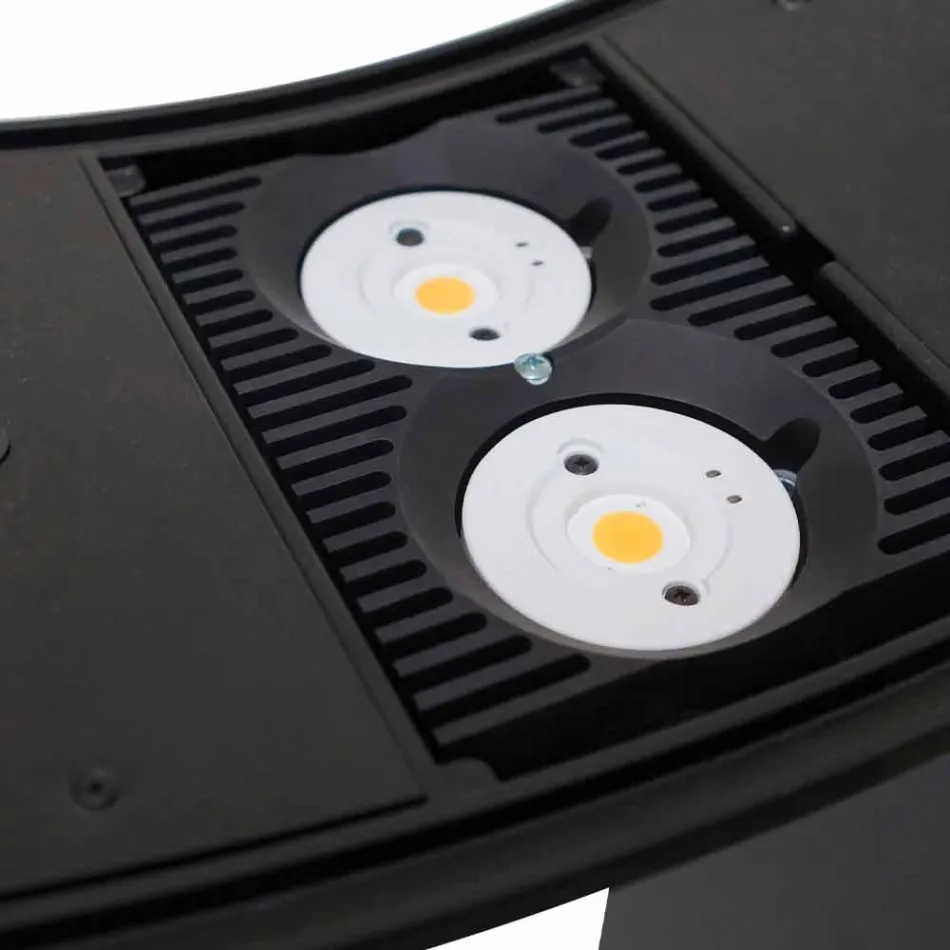 Lámpara de Pie de Metal Lacado con LED Integrado Made in Italy - Indra viadurini