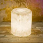 Lámpara de pie de diseño en nebulita In-es.artdesign Bin F Nebula viadurini