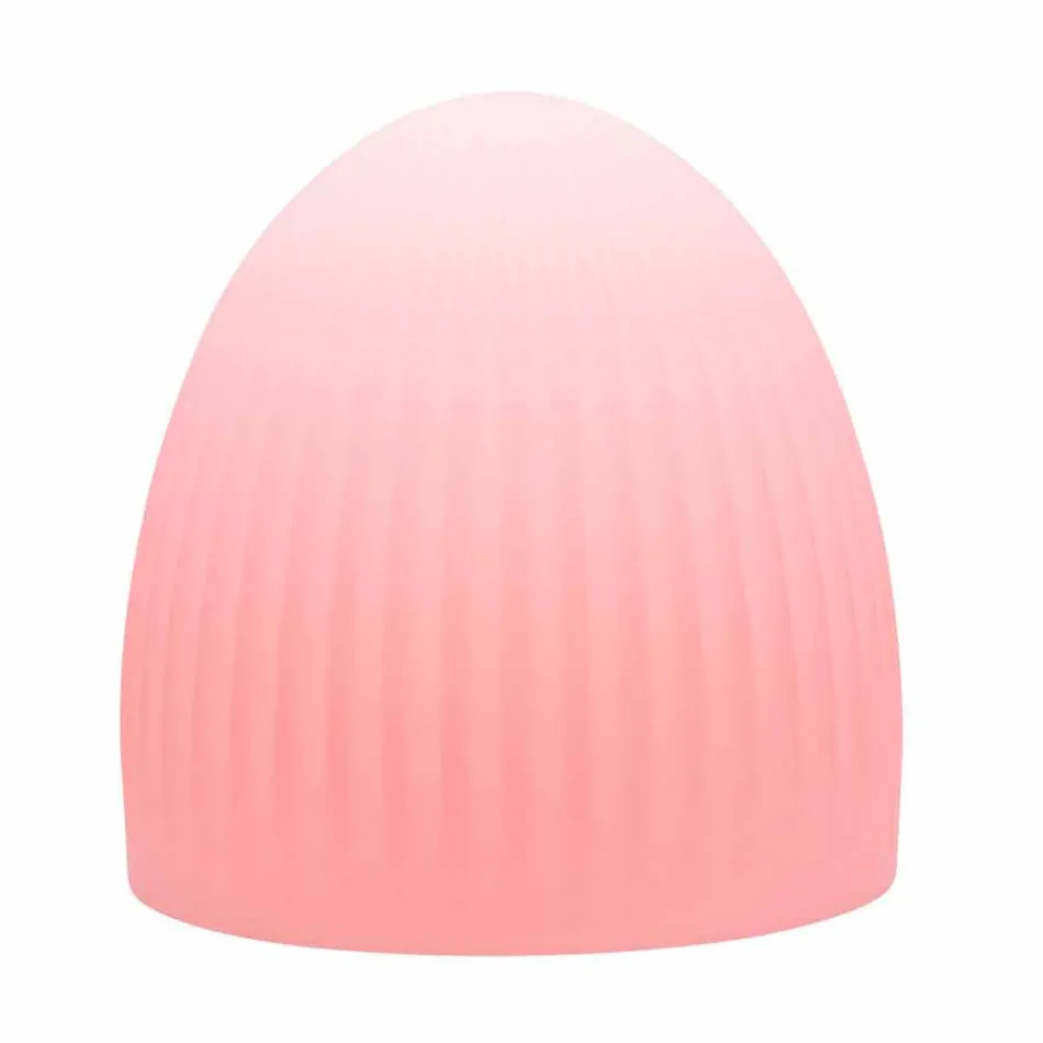 Lámpara de Pie en Plástico Blanco con Diseño Led, Solar o E27 - Massostar viadurini