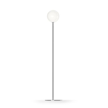 Lámpara de pie Althea en cristal pulido o satinado. Fabricada en Italia. viadurini