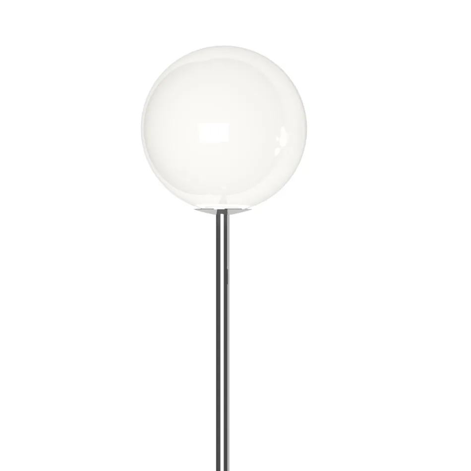 Lámpara de pie Althea en cristal pulido o satinado. Fabricada en Italia. viadurini