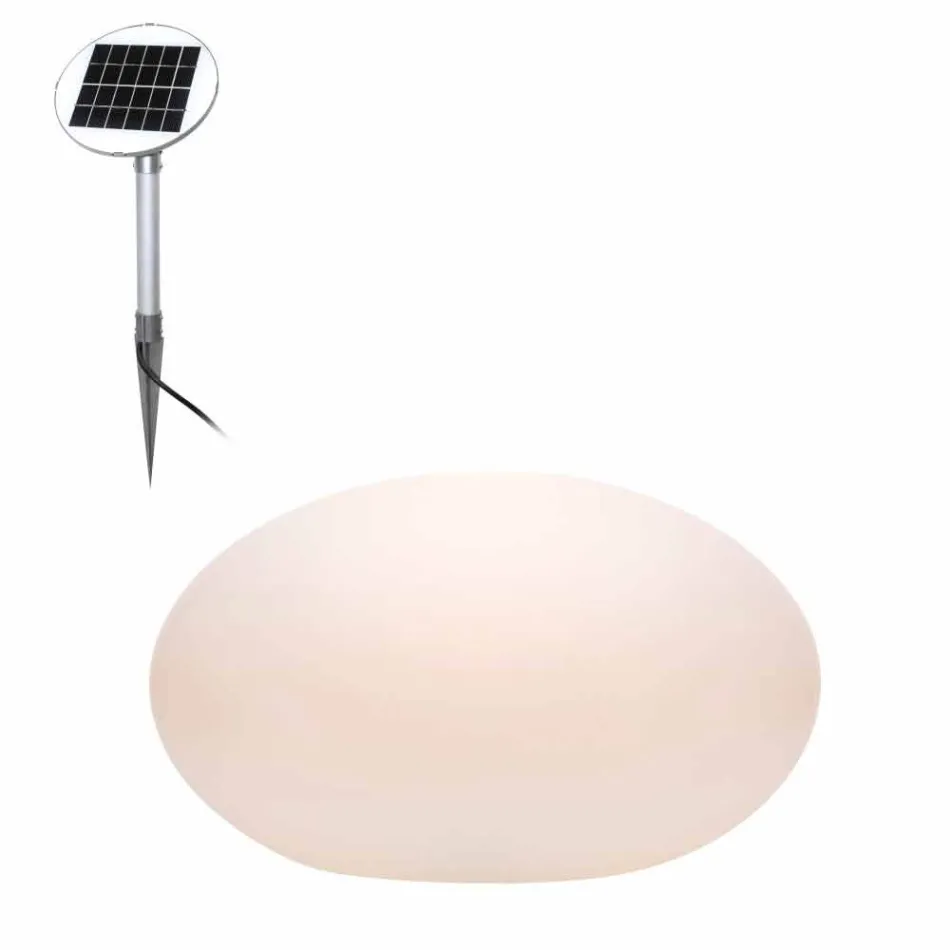 Lámpara de pie Led, Solar o E27 de diseño ovalado moderno en colores - Uovostar viadurini