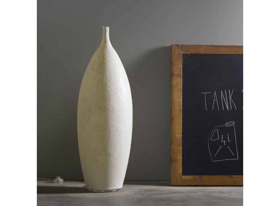 Lámpara de pie contemporánea de nebulita In-es.artdesign Tank 2 H92cm viadurini