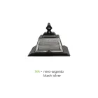 Lámpara de pie para exterior en aluminio vintage Made in Italy - Doroty viadurini