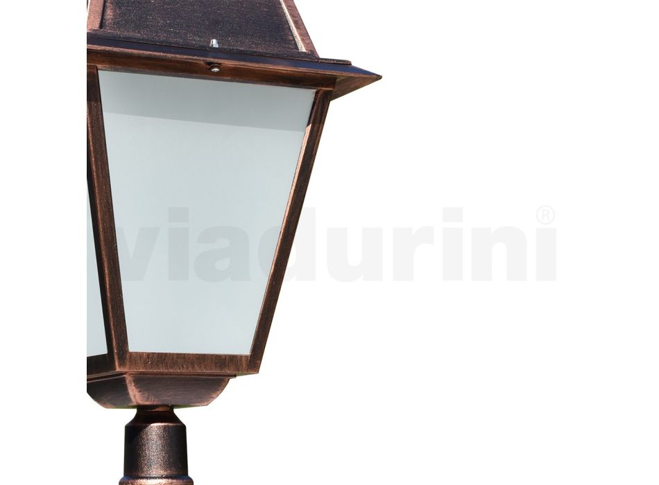 Lámpara de pie para exterior en aluminio vintage Made in Italy - Doroty viadurini
