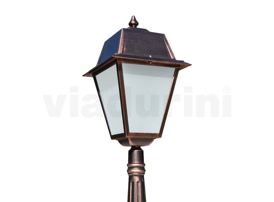 Lámpara de pie para exterior en aluminio vintage Made in Italy - Doroty viadurini